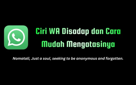 ciri wa disadap