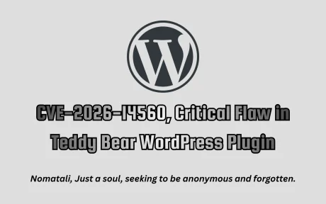 CVE-2026-14560, Critical Flaw in Teddy Bear WordPress Plugin