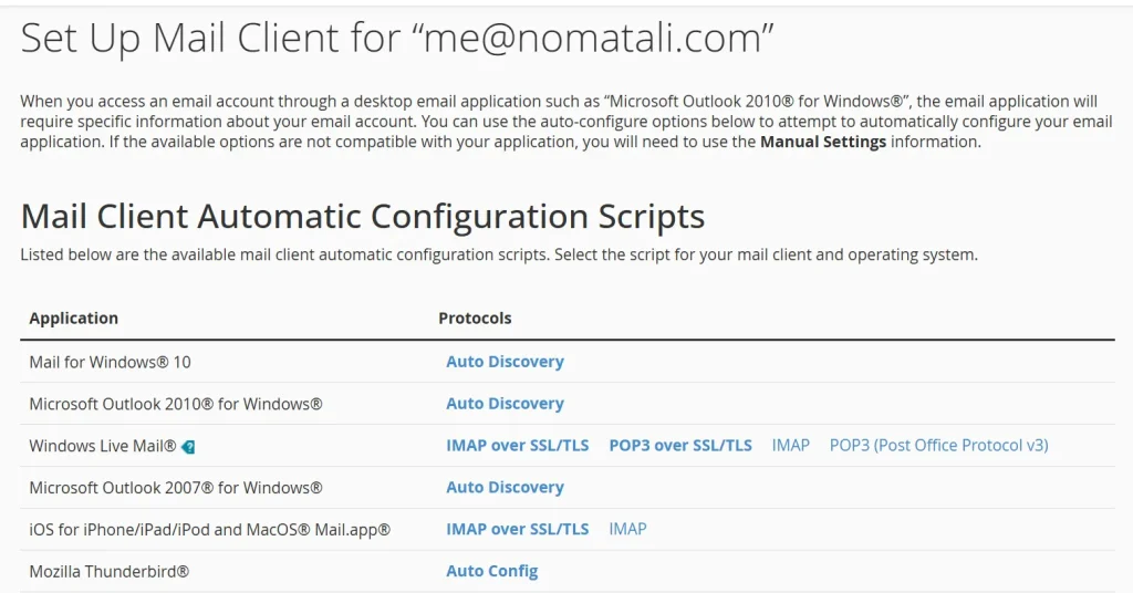 Setting Email agar terhubung ke HP