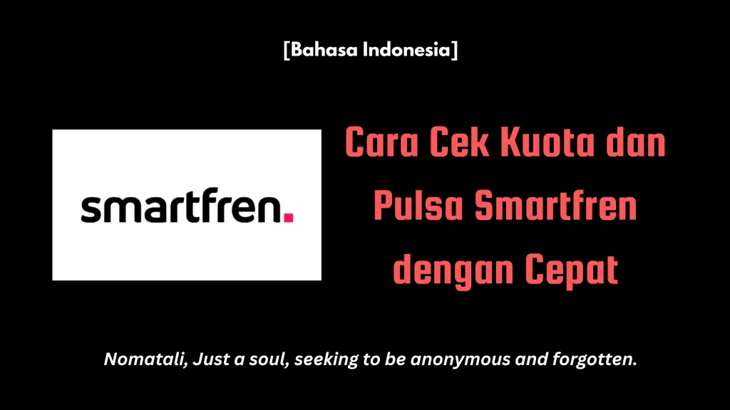 cara cek kuota dan pulsa smartfren