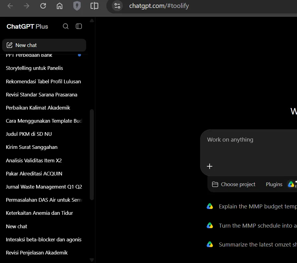 chatgpt sharing akun