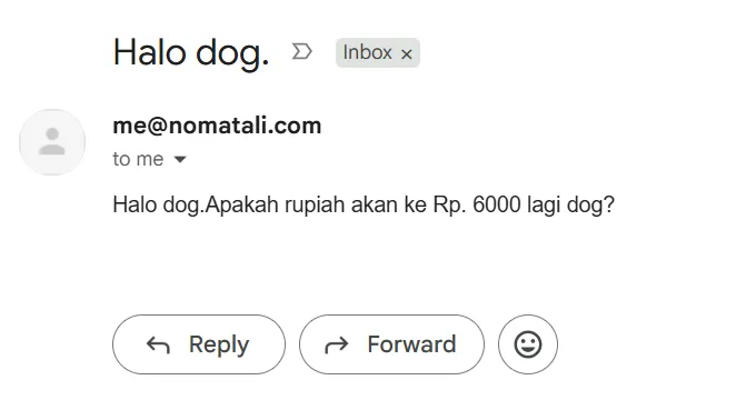 Gambar pemanis, email dengan domain sendiri