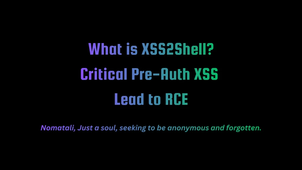 xss2shell