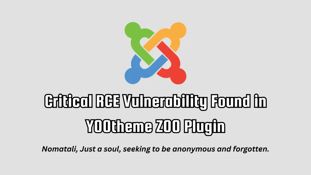 Critical RCE Vulnerability Found in YOOtheme ZOO Plugin CVE-2026-74803