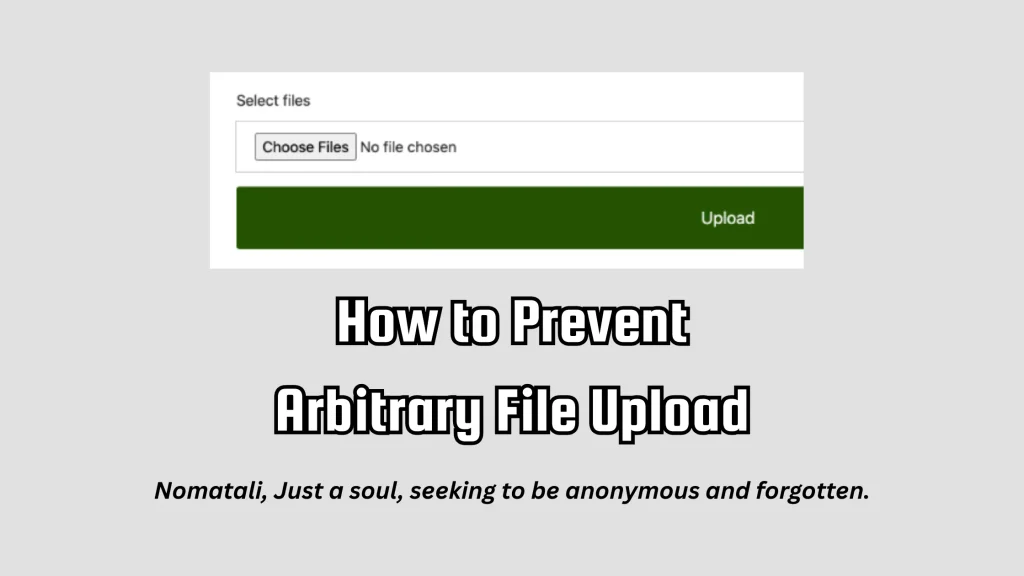 Arbitrary File Upload Vulnerabilities