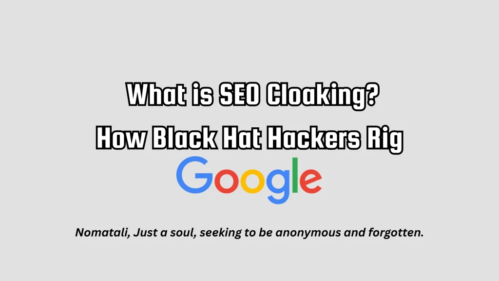 SEO Cloaking
